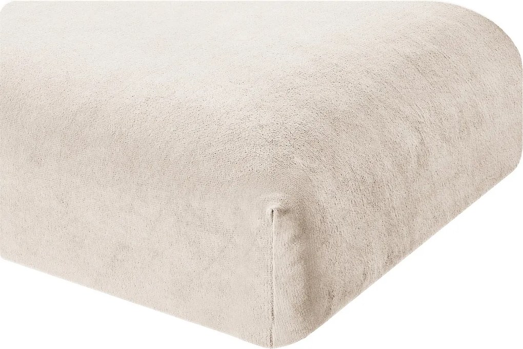 Polár Lepedő Plüss Puha Maci Gumis 200X220 Fehér