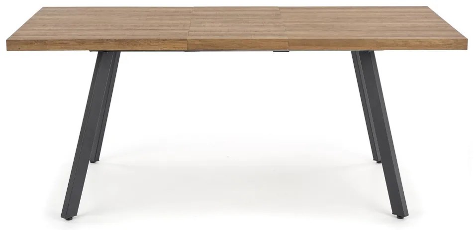 Berlin Kihúzható Étkezőasztal mézes-dió/fekete 140-180x85cm