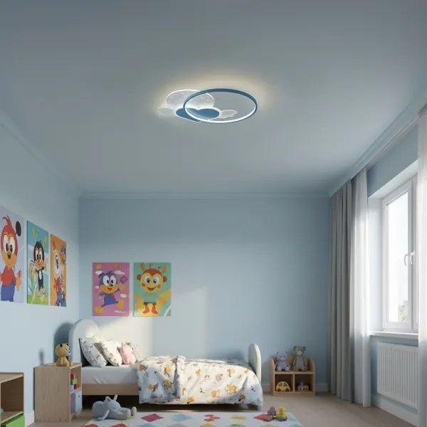 Brilagi - LED gyermek mennyezeti lámpa LOVE LED/48W/230V 3000/4500/6000K kék