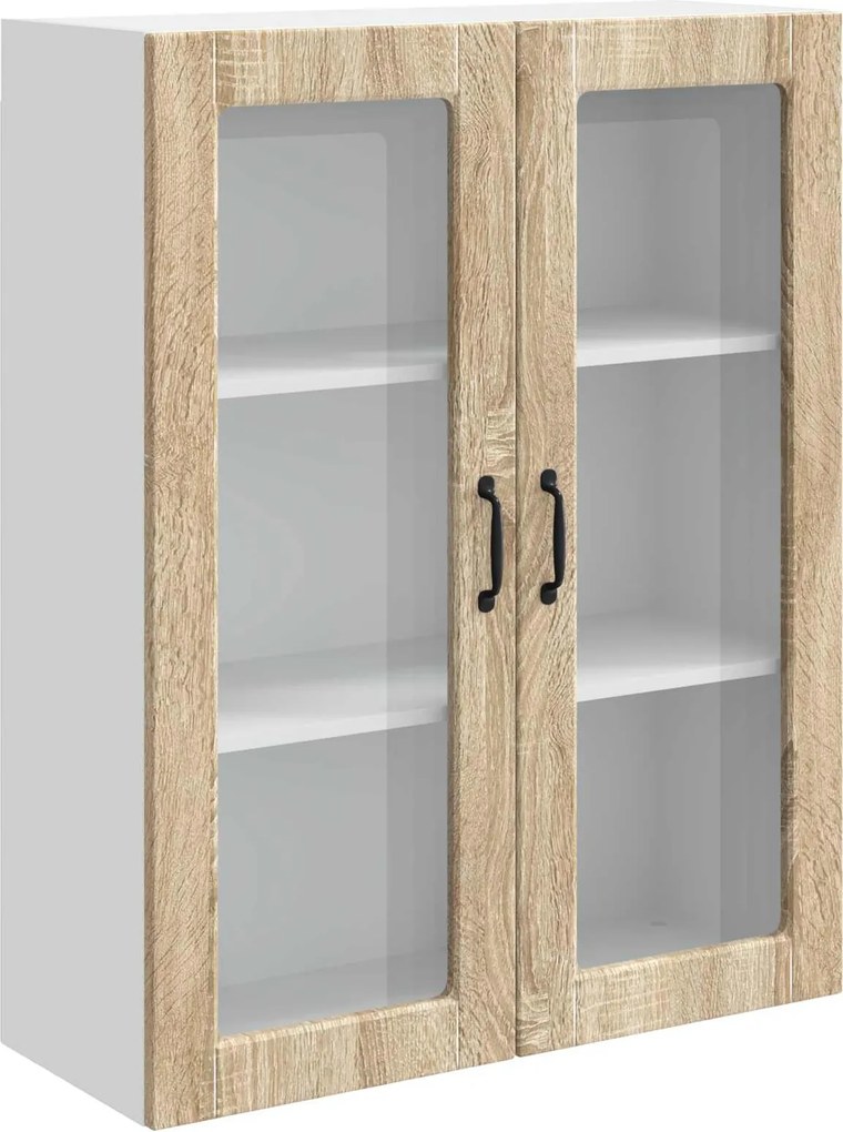 vidaXL Konyhaszekrény Kalmar Sonoma tölgy 80 x 31 x 100 cm Faanyag