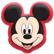 Disney Mickey formapárna, díszpárna 35x33 cm Velúr