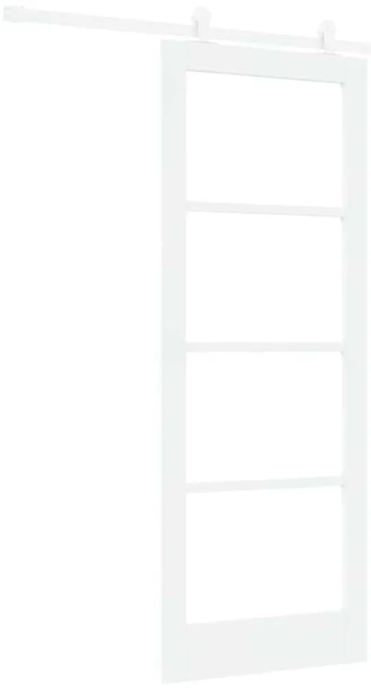 Csúszóajtó ORKDAL Fehér 78 x 202 cm Fa és fém