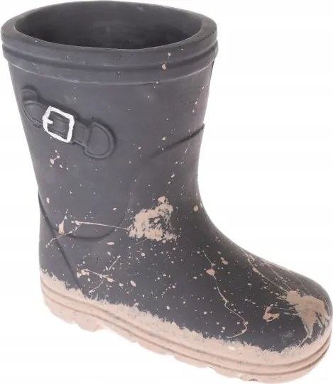 Beton Virágtartó Sárospataki gumicsizma fekete