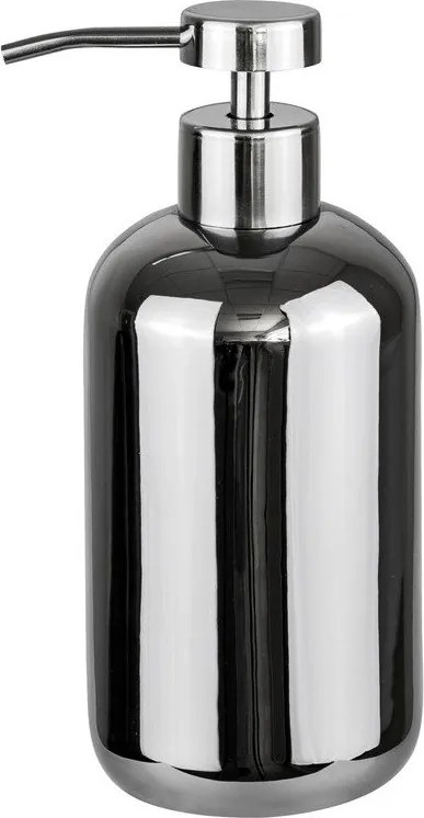 Ezüstszínű kerámia szappanadagoló 200 ml Lotus – Mette Ditmer Denmark