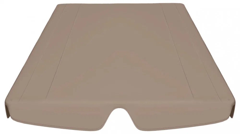 tópszínű csere ponyva kerti hintaágyhoz 150/130 x 105/70 cm