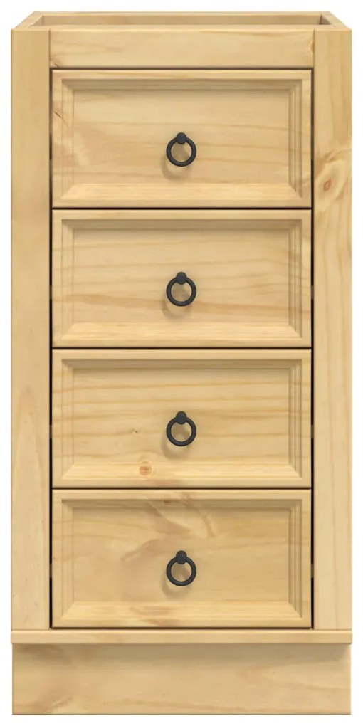Cabinet fiókkal tárolóval Méz 40 x 46 x 81,5 cm Tömör fenyőfa