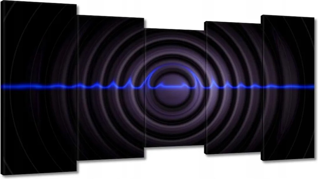 Festmények 150x80 Zenés hullám