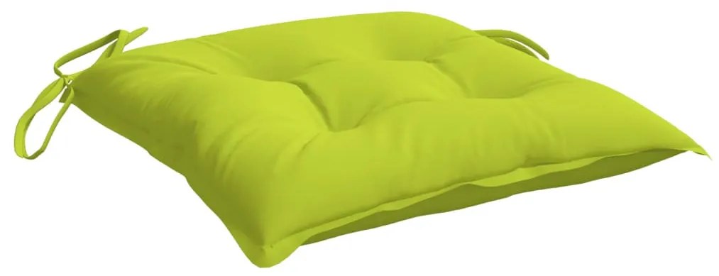 2 db világoszöld oxford szövet raklappárna 50 x 50 x 7 cm