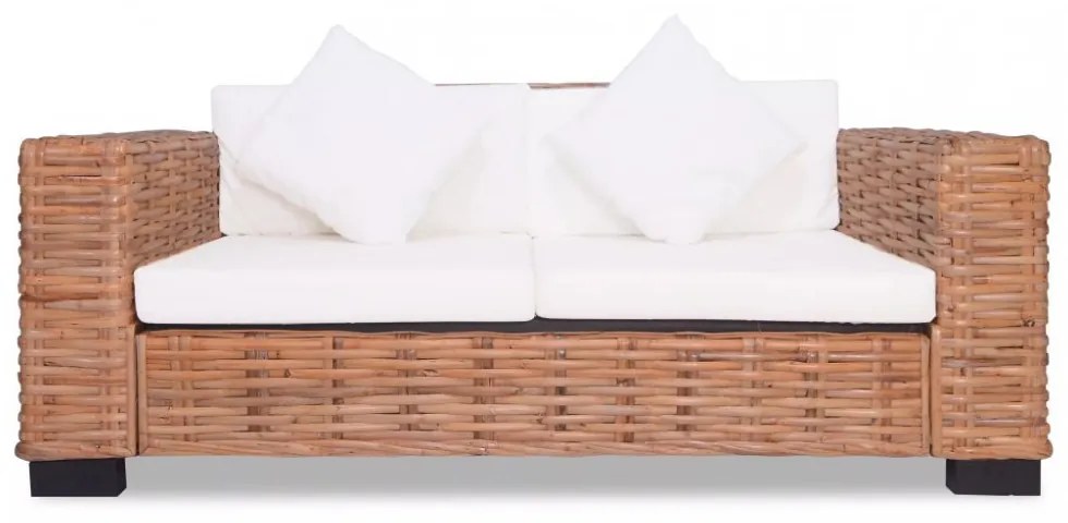 15 részes természetes rattan kanapészett