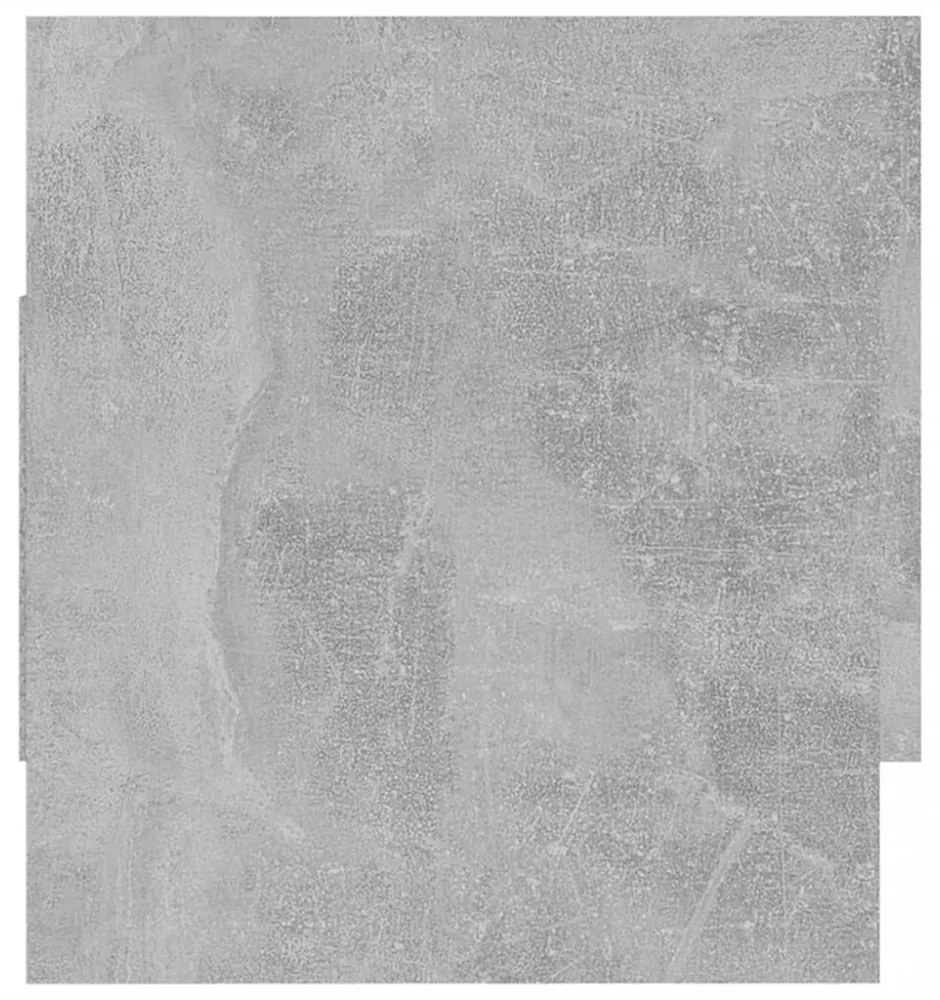 betonszürke szerelt fa ruhásszekrény 70 x 32,5 x 35 cm