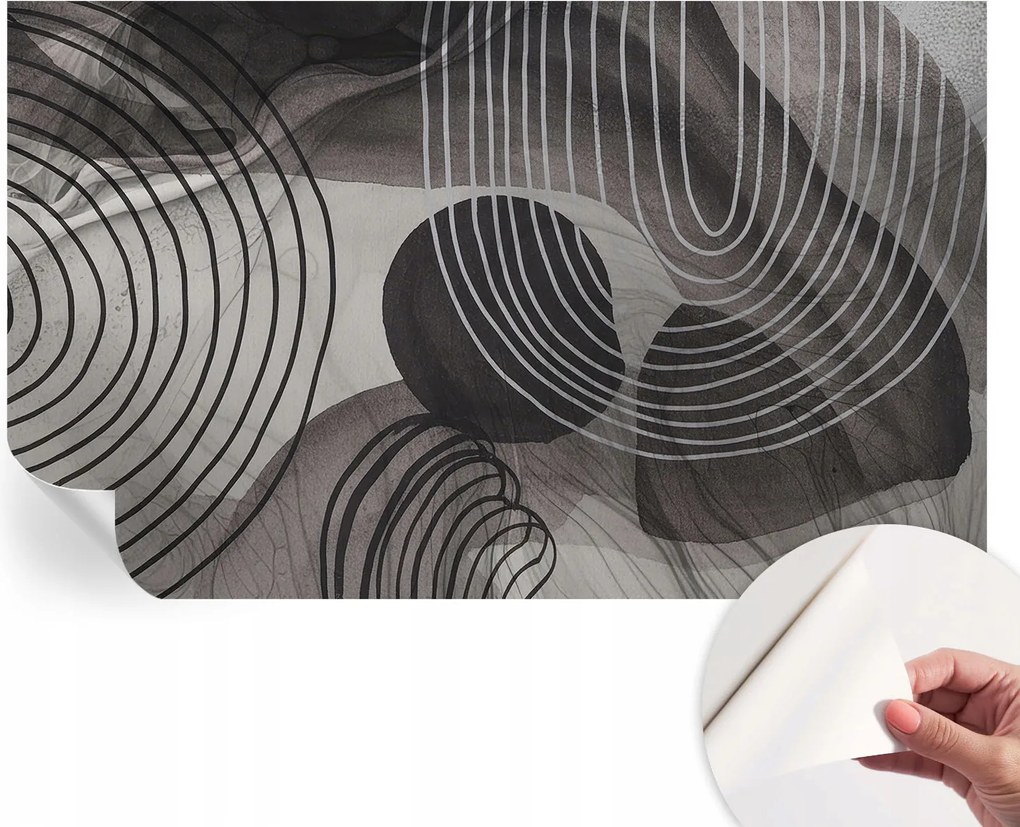 Fotótapéta Fali tapéta Hálószobába és Nappaliba Harmónia formák 416x254 cm