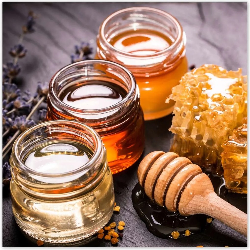 Poszterek 100x100 Mézes befőttes üveg