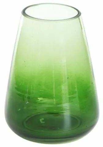 Alea üveg váza Zöld 9 x 9 x 13 cm - HS335177