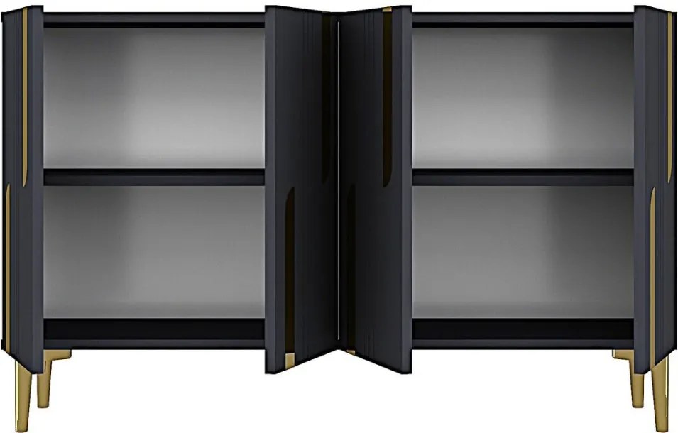 Nota 120 - Anthracite, Gold