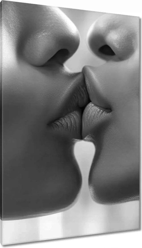 Vászonkép 80x120 Női csók