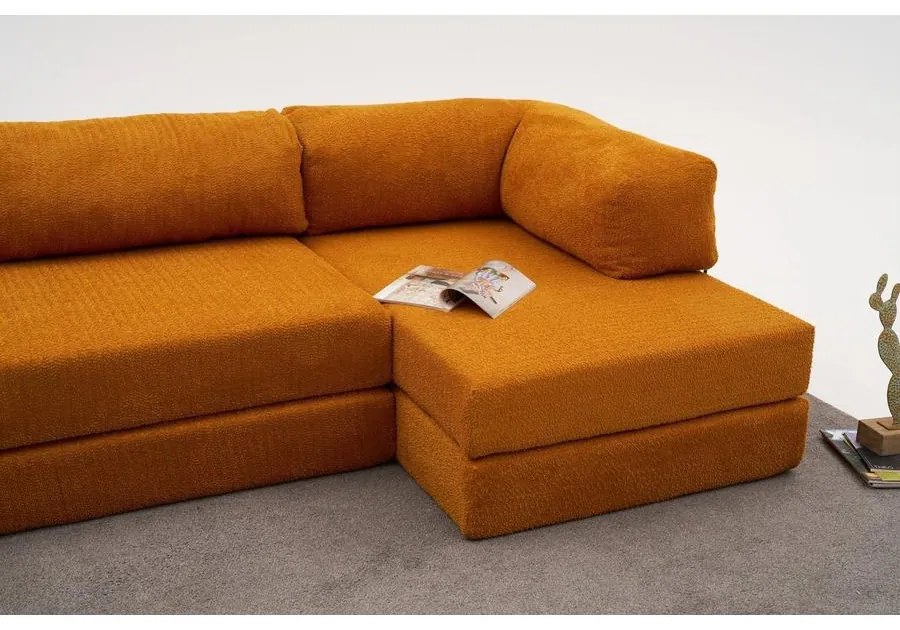 Sarokkanapé Comfort - Narancssárga