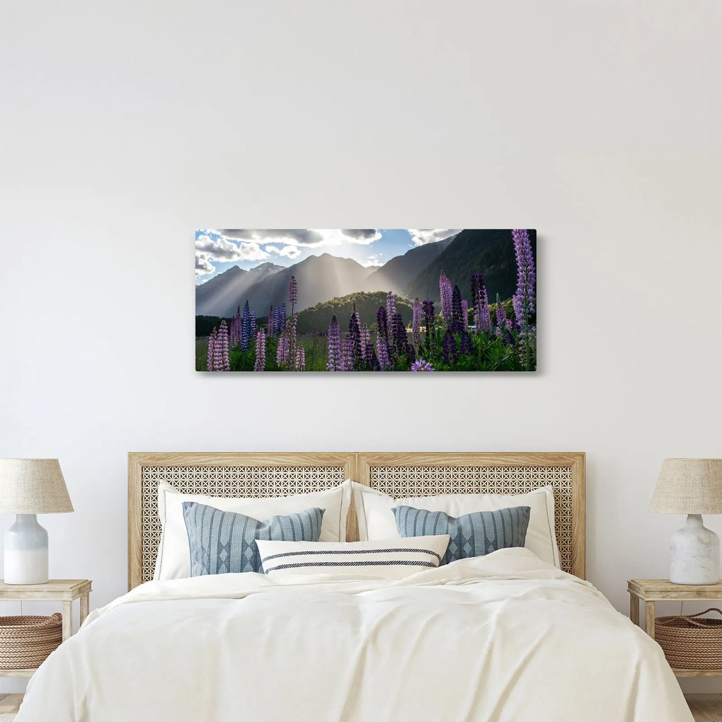 Kép - Csillagfürt táj (120x50 cm)