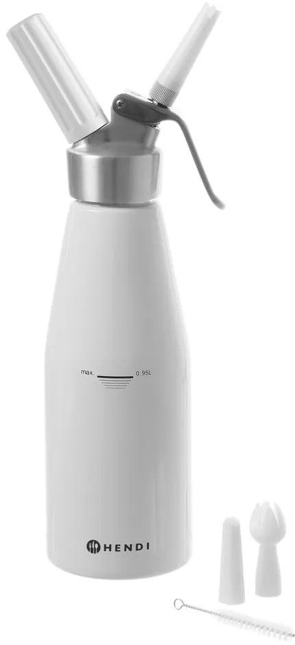 Kitchen Line fehér tejszínhabkészítő, 1 l - Hendi