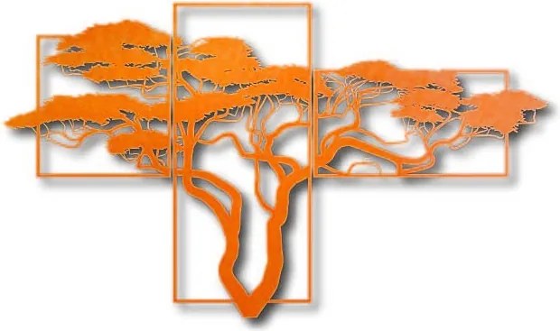 Háromrészes fa bonsai festmény - SKALICEF