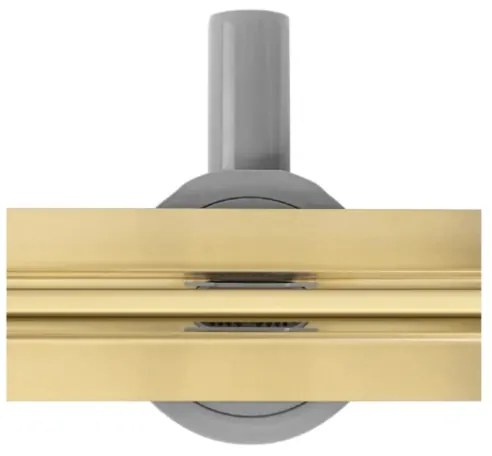 REA-G2714 - NEOX SLIM 70 cm zuhanyfolyóka, rozsdamentes acél/szálcsiszolt arany