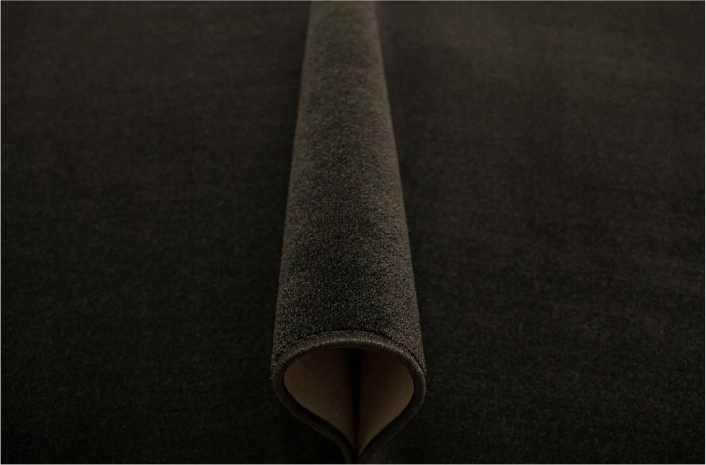 350x400 cm Elegáns Csillogó Fekete Sierra Szőnyeg Hálószobába