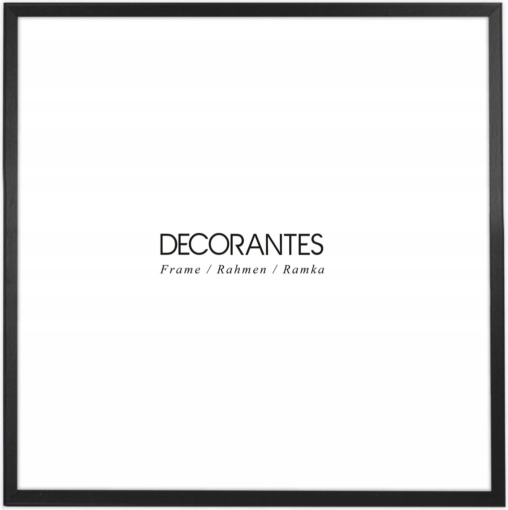 Fekete keret 40x40 cm, Öko Mdf, fotókhoz és poszterekhez