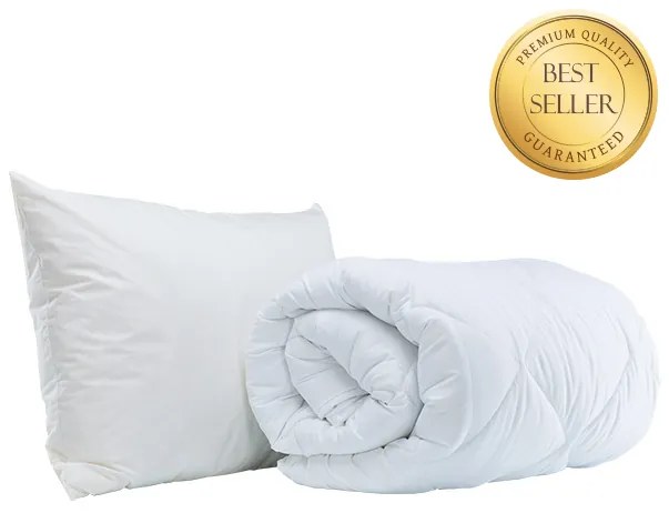 HOMA antiallergén szett fehér - egészéves paplan 140x200 cm és párna 70x90 cm