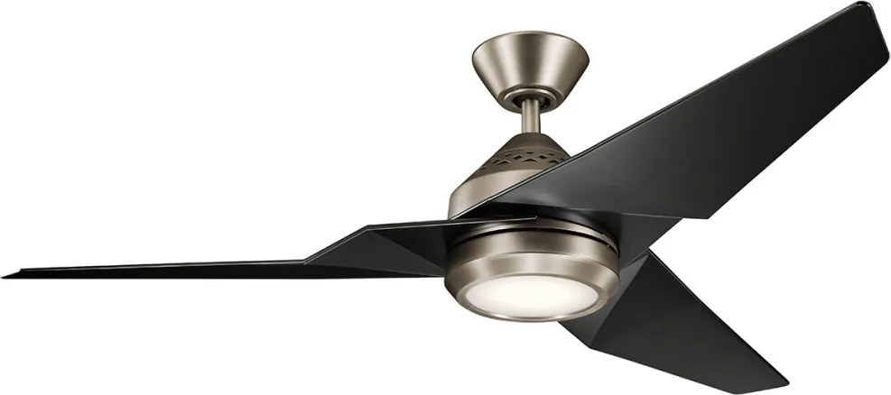 KICHLER KLF-JADE-60-AP JADE Ventilátoros lámpa Fekete, Zöld LED IP44