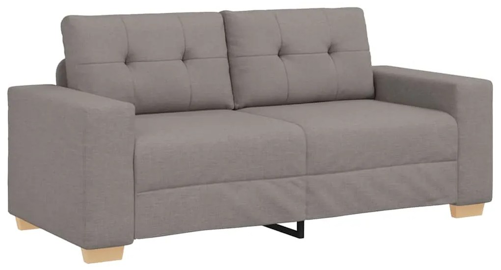 tópszínű szövet loveseat kanapé 140 cm