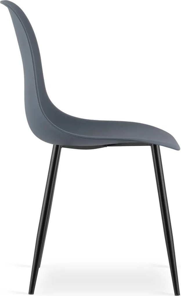 Akció: Palaszürke OSAKA szék fekete lábakkal II. osztály