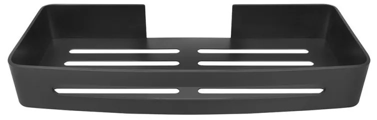 AWD Tes fekete öntapadó fürdőszobai polc