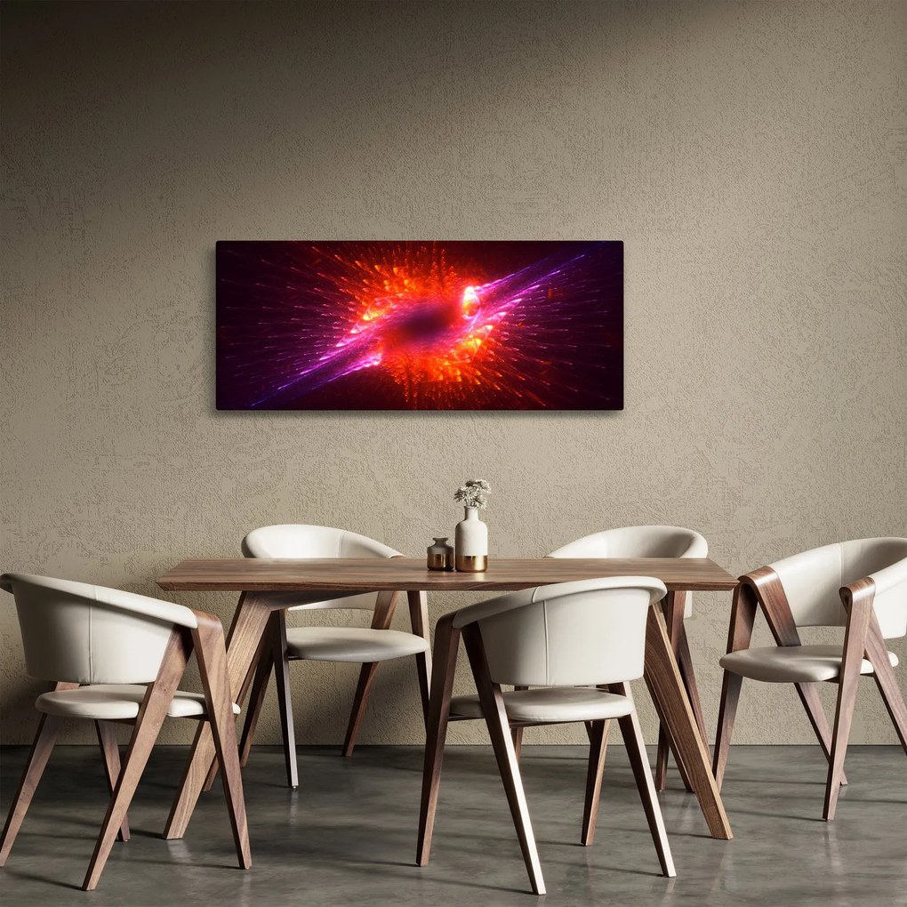 Modern tüskés absztrakció képe (120x50 cm)