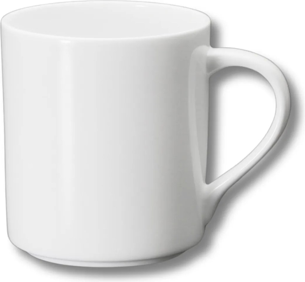 Teás- és kávéscsésze 350ml Fehér klasszikus Porcelán kerámia Wilmax