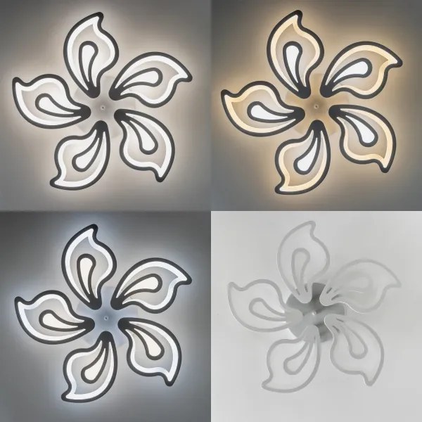 Brilagi - LED Dimmelhető felületre szerelhető csillár TWIST LED/125W/230V 3000-6500K + távirányító