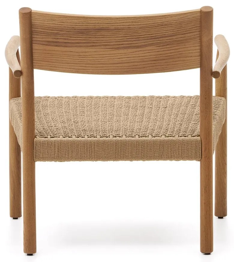 Világos natúr színű szőtt fotel Yalia – Kave Home