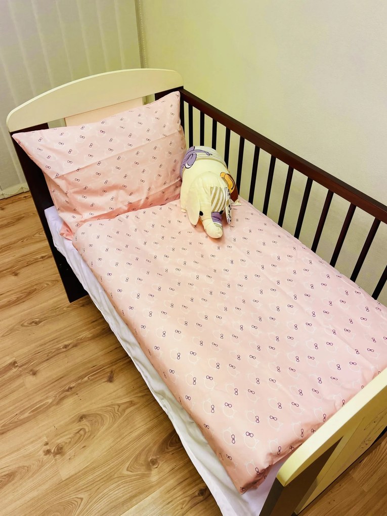 Gyerek pamut lepedők Hello Kitty TiaHome - Detský set 130x90cm + 65x45cm