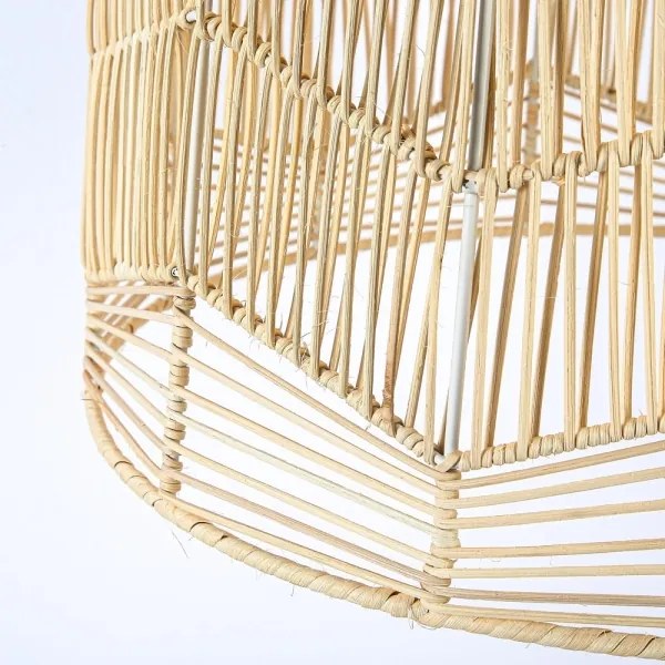 Immax 08263L - Csillár zsinóron PELO 1xE27/40W/230V átm. 50 cm rattan