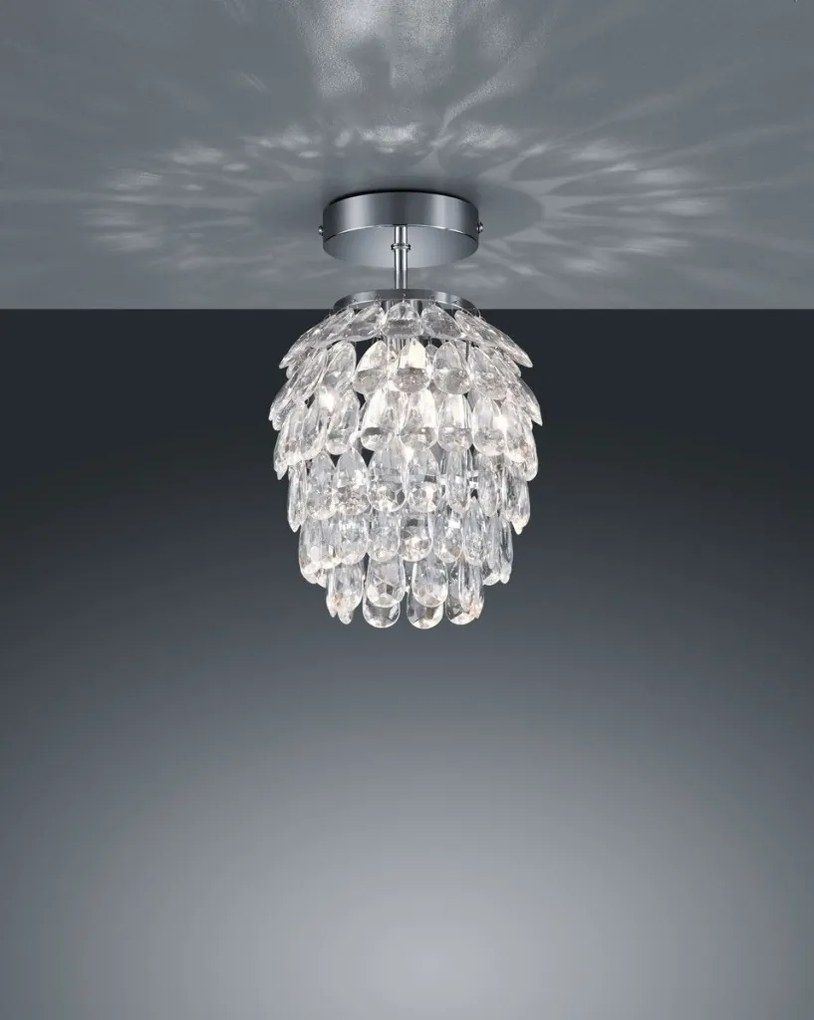 TRIO R60451006 PETTY Modern Mennyezeti Lámpa Ezüst E14 IP20