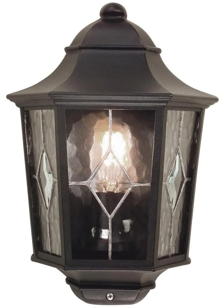 Elstead NR7-2-BLK - Kültéri fali lámpa NORFOLK 1xE27/100W/230V IP43 NR7-2-BLK