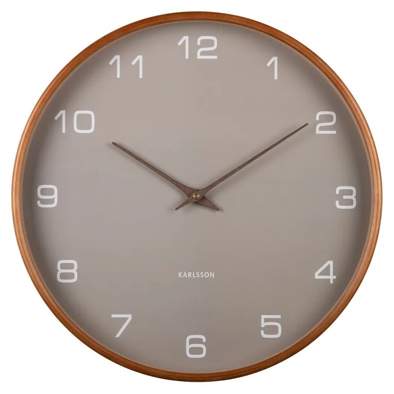 Karlsson 5993GY design falióra szürke, átmérő 40cm