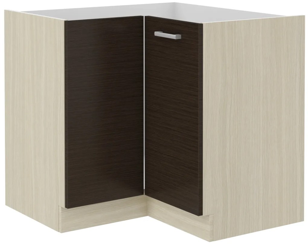 Sarok alsó konyhaszekrény Chasma 89 x 89 DN 1F BB (ferara tölgy + sötét fa). 1032896