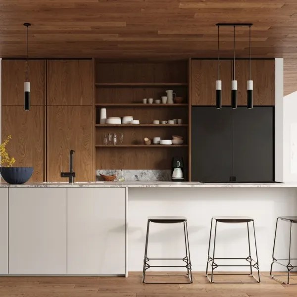 Sollux SL.0651 - BORGIO függeszték 2xGU10/40W/230V beton/fém fekete