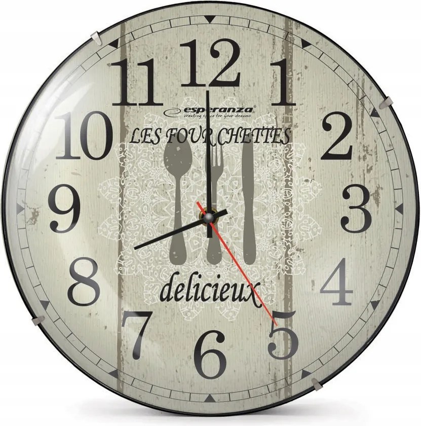 Falióra Nagy Analóg 30CM Falra Szerelhető Jól Olvasható Szilárd Kvarc Párizsi
