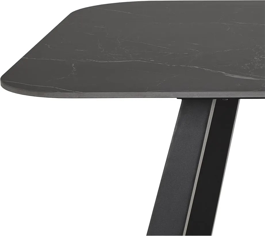 Étkezőasztal kerámia asztallappal 90x180 cm Antalya – Actona