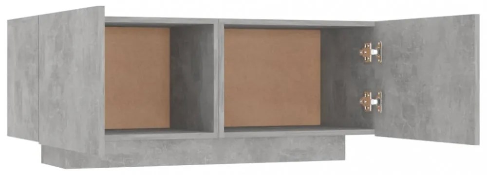 betonszürke forgácslap éjjeliszekrény 100 x 35 x 40 cm