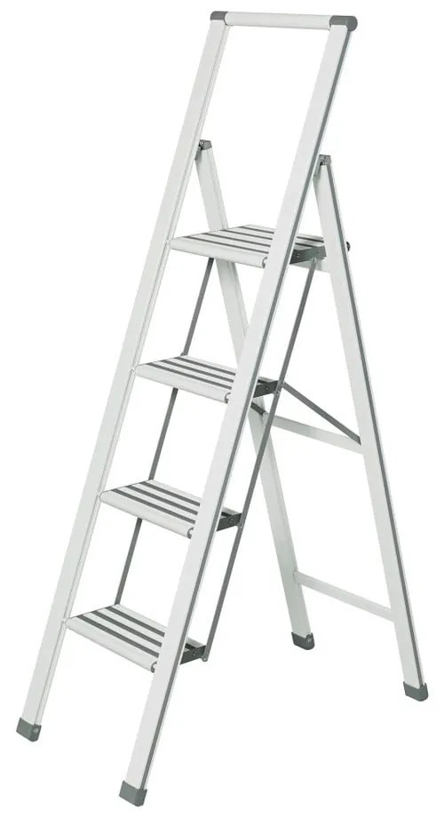 Ladder fehér összecsukható fellépő, magasság 153 cm - Wenko