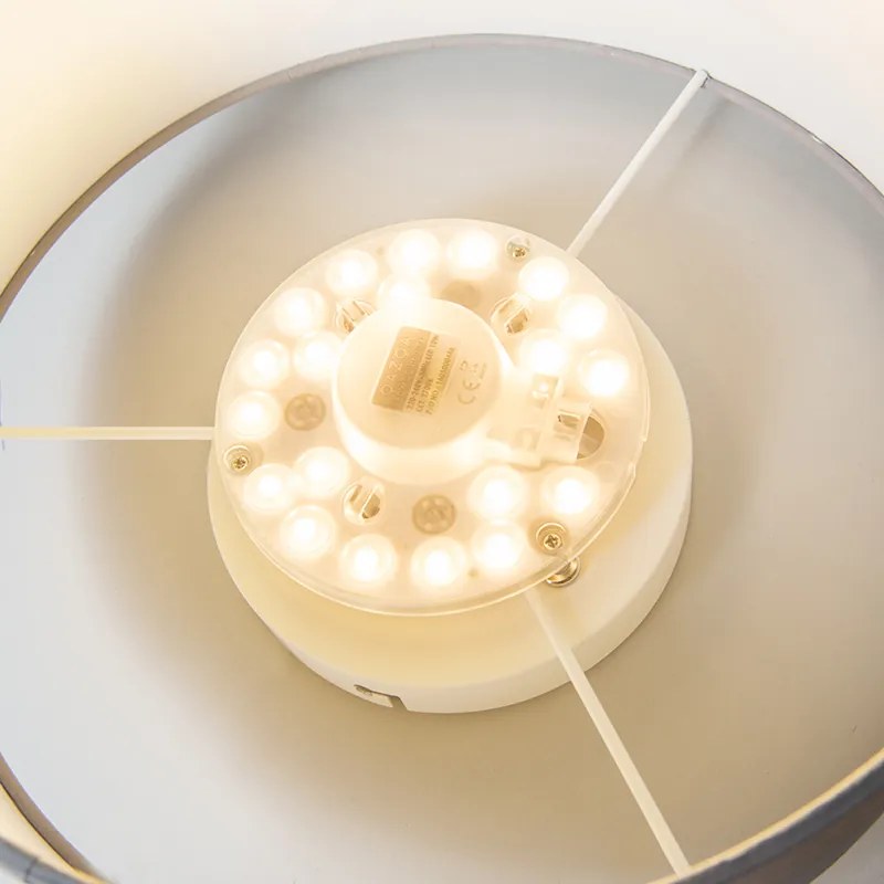 Mennyezeti lámpa kék 30 cm, LED-del - Drum LED