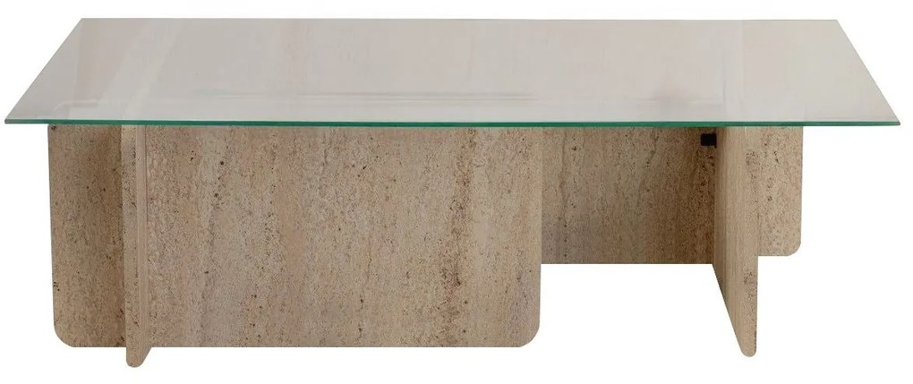 Dohányzóasztal Flavio - Travertine