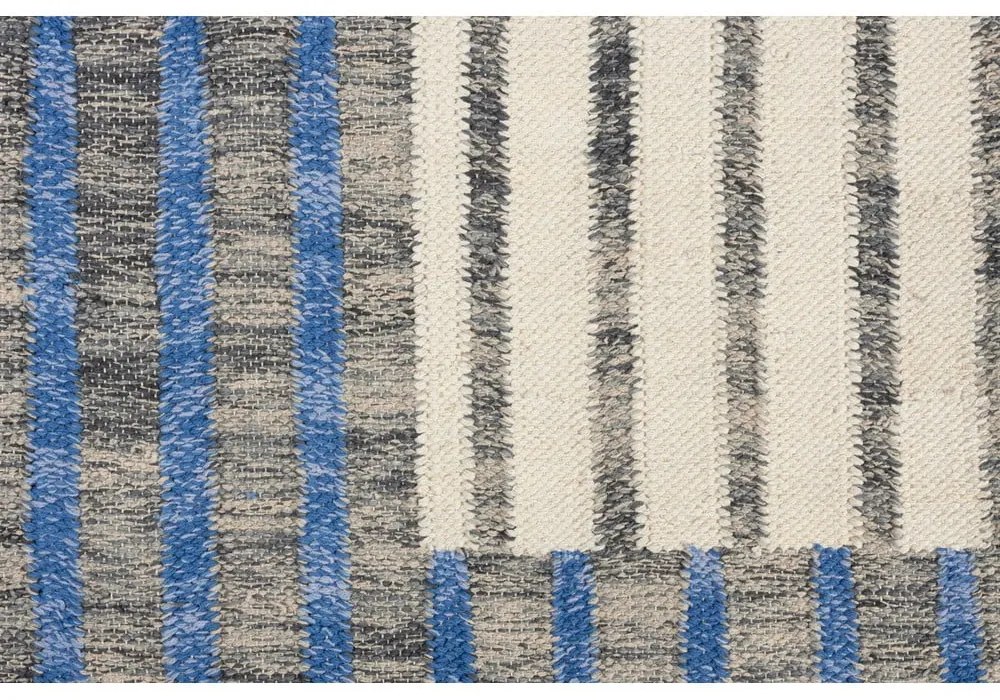 Kék-barna pamut szőnyeg 160x230 cm Hampton – Dutchbone