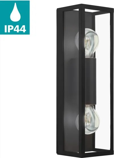 Eglo 99124 - Fürdőszobai fali lámpa AMEZOLA 2xE27/60W/230V IP44